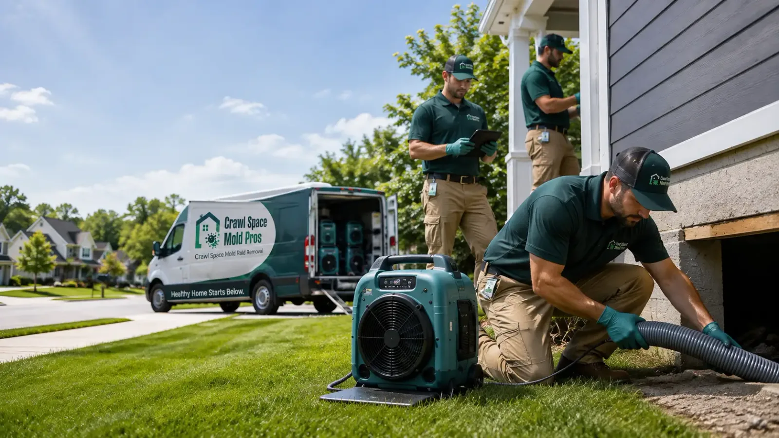 Crawl Space Mold Removal in Denver, MO